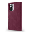 For Xiaomi Redmi Note 11 Pro / Note 11 Pro Max TAOKKIM Calf Texture Leather Phone Case(Red)