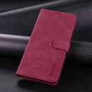 For Xiaomi Redmi Note 11 Pro / Note 11 Pro Max TAOKKIM Calf Texture Leather Phone Case(Red)