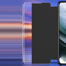 For Samsung Galaxy S22 Ultra 5G Window View Leather Phone Case(Black)