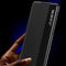 For Samsung Galaxy S22 Ultra 5G Window View Leather Phone Case(Black)