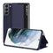 For Samsung Galaxy S22+ 5G Window View Leather Phone Case(Blue)