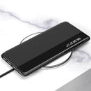 For Samsung Galaxy S22 5G Window View Leather Phone Case(Blue)
