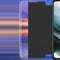 For Samsung Galaxy S22 5G Window View Leather Phone Case(Blue)