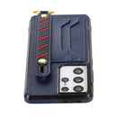 For Samsung Galaxy S21 Ultra 5G Wristband Wallet Leather Phone Case(Blue)