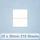 25 x 30mm 210 Sheets Thermal Printing Label Paper For NiiMbot D101 / D11(White No Hole)