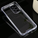 For Samsung Galaxy A53 5G Four-corner Transparent TPU + PC Phone Case