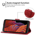 Leather Phone Case For Samsung Galaxy Xcover 5(Red)