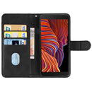 Leather Phone Case For Samsung Galaxy Xcover 5(Black)