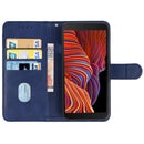 Leather Phone Case For Samsung Galaxy Xcover 5(Blue)