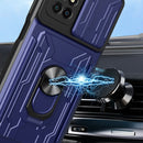 For Xiaomi Redmi 10 Camera Cover Phone Case with Card Slot & Holder(Green)