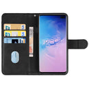 For Samsung Galaxy S10 Plus Leather Phone Case(Black)