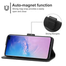 For Samsung Galaxy S10 Plus Leather Phone Case(Black)