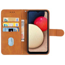 For Samsung Galaxy A12 / A12 Nacho Leather Phone Case(Brown)