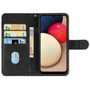 For Samsung Galaxy A12 / A12 Nacho Leather Phone Case(Black)