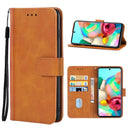 For Samsung Galaxy A71 4G Leather Phone Case(Brown)