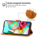 For Samsung Galaxy A71 4G Leather Phone Case(Brown)