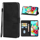 For Samsung Galaxy A71 4G Leather Phone Case(Black)