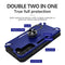 For Samsung Galaxy S22 5G PC + TPU Phone Case with Rotatable Ring Holder(Red)