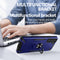 For Samsung Galaxy S22 5G PC + TPU Phone Case with Rotatable Ring Holder(Green)
