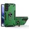 For Samsung Galaxy S22 5G PC + TPU Phone Case with Rotatable Ring Holder(Green)