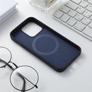 Silicone Magsafe Phone Case For iPhone 12 Pro Max(Dark Blue)