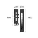 For Amazfit GTR Silicone Smart Watch Watch Band, Size:20mm(Orange Red)