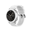 For Amazfit GTR Silicone Smart Watch Watch Band, Size:22mm(White)