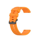 For Amazfit GTR Silicone Smart Watch Watch Band, Size:22mm(Orange)