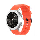 For Amazfit GTR Silicone Smart Watch Watch Band, Size:22mm(Orange Red)