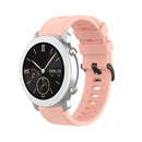 For Amazfit GTR Silicone Smart Watch Watch Band, Size:22mm(Light Pink)