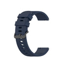 For Amazfit GTR Silicone Smart Watch Watch Band, Size:22mm(Dark Blue)