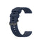 For Amazfit GTR Silicone Smart Watch Watch Band, Size:22mm(Dark Blue)