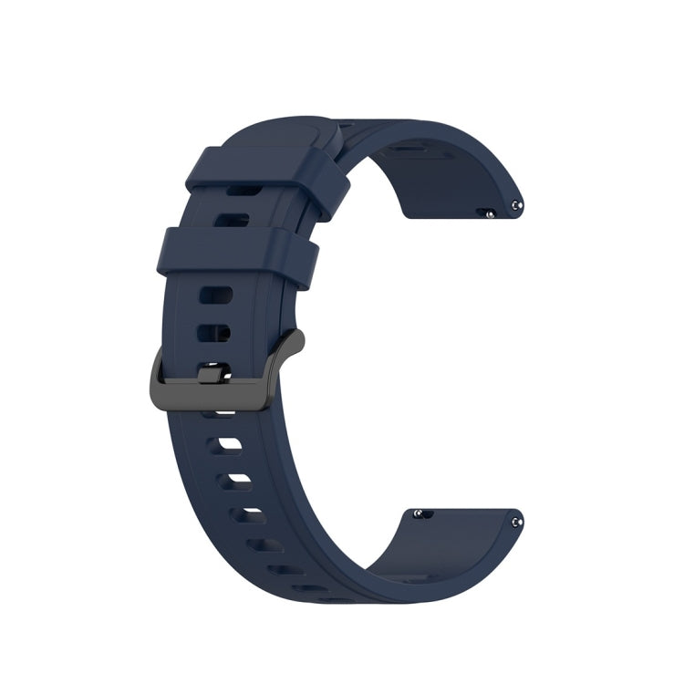 For Amazfit GTR Silicone Smart Watch Watch Band, Size:22mm(Dark Blue)