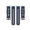 For Amazfit GTR Silicone Smart Watch Watch Band, Size:22mm(Dark Blue)