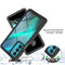 For Motorola Edge 20 Starry Sky PC + TPU Phone Case with PET Film(Sky Blue)
