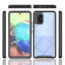For Samsung Galaxy A71 5G Starry Sky PC + TPU Phone Case with PET Film(Royal Blue)