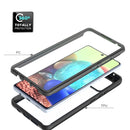 For Samsung Galaxy A71 5G Starry Sky PC + TPU Phone Case with PET Film(Royal Blue)