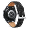 For Samsung Galaxy Watch4 40mm/44mm Leather Strap Watch Band(Black)