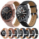 For Samsung Galaxy Watch4 40mm/44mm Leather Strap Watch Band(Pink)