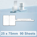 25 x 75mm 90 Sheets Thermal Printing Label Paper For NiiMbot D101 / D11(Snow)