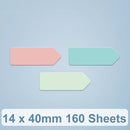 14 x 40mm 160 Sheets Thermal Printing Label Paper For NiiMbot D101 / D11(Arrow Direction)