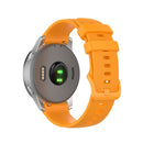 For Garmin Silicone Smart Watch Watch Band, Size:18mm Universal(Yellow)