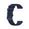 For Garmin Silicone Smart Watch Watch Band, Size:22mm Universal(Blue)