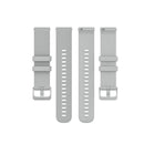 For Garmin Silicone Smart Watch Watch Band, Size:22mm Universal(Grey)