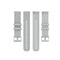For Garmin Silicone Smart Watch Watch Band, Size:22mm Universal(Grey)