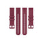 For Garmin Silicone Smart Watch Watch Band, Size:22mm Universal(Wine Red)