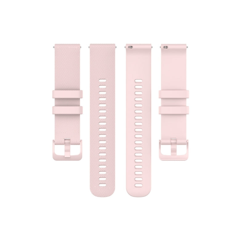 For Garmin Silicone Smart Watch Watch Band, Size:22mm Universal(Pink)
