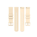 For Garmin Silicone Smart Watch Watch Band, Size:22mm Universal(Cream Color)
