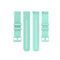 For Garmin Silicone Smart Watch Watch Band, Size:22mm Universal(Mint Green)