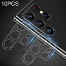 10 PCS 0.26mm 9H 2.5D Rear Camera Lens Tempered Glass Film For Samsung Galaxy S22 Ultra 5G